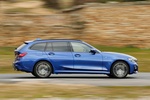 BMW Serie 3 330i xDrive Touring Aut. Touring M Sport Turismo familiar Azul Portimao Exterior Lateral 5 puertas
