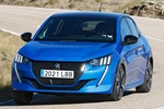 Peugeot 208 PureTech 130 S&S EAT8 GT Line Turismo Azul V&eacute;rtigo Exterior Frontal-Lateral 5 puertas