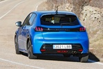 Peugeot 208 PureTech 130 S&S EAT8 GT Line Turismo Azul V&eacute;rtigo Exterior Lateral-Posterior 5 puertas