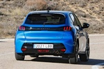 Peugeot 208 PureTech 130 S&S EAT8 GT Line Turismo Azul V&eacute;rtigo Exterior Posterior-Lateral 5 puertas