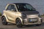 smart fortwo EQ fortwo Gama EQ fortwo Turismo Gold Beige Exterior Lateral-Frontal 3 puertas