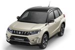 Suzuki Vitara 1.4T Mild Hybrid GLX Todo terreno Marfil Bicolor Exterior Cenital-Frontal-Lateral 5 puertas