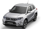 Suzuki Vitara 1.4T Mild Hybrid GLX Todo terreno Plata Exterior Cenital-Frontal-Lateral 5 puertas