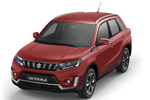 Suzuki Vitara 1.4T Mild Hybrid GLX Todo terreno Rojo Bright Exterior Cenital-Frontal-Lateral 5 puertas