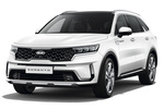 KIA Sorento 1.6 T-GDi HEV 4x4 7 plazas Emotion Todo terreno Snow White Pearl Exterior Frontal-Lateral 5 puertas