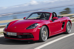 Porsche 718 Boxster GTS 4.0 Boxster GTS 4.0 Descapotable Rojo Carm&iacute;n Exterior Frontal-Lateral 2 puertas