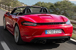 Porsche 718 Boxster GTS 4.0 Boxster GTS 4.0 Descapotable Rojo Carm&iacute;n Exterior Lateral-Posterior 2 puertas