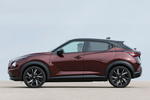 Nissan Juke DIG-T 86 kW (117 CV) DCT7 N-Design Chic Todo terreno Rojo Burgundy / Techo Negro Exterior Lateral 5 puertas