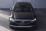 Volvo S90 T8 Plug-In Hybrid berlina Gama S90 Turismo Gris Plata Exterior Frontal-Cenital 4 puertas