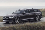 Volvo V90 T8 Plug-In Hybrid Gama V90 Turismo familiar Gris Plata Exterior Frontal-Lateral 5 puertas