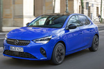 Opel Corsa Corsa-e e-Elegance Turismo Azul Voltaico  Exterior Frontal-Lateral 5 puertas