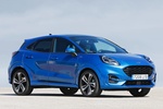 Ford Puma 1.0 EcoBoost MHEV 114 kW (155 CV) ST Line X - Paquete ST Line Todo terreno Azul Isla Desierta Exterior Lateral-Frontal 5 puertas