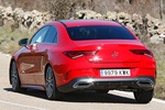 Mercedes-Benz CLA 200 7G-DCT Coup&eacute;  AMG Line Coup&eacute; Turismo Rojo Jupiter Exterior Lateral-Posterior 4 puertas