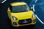 Suzuki Swift 1.4 BoosterJet Hybrid Sport Turismo Champion Yellow Exterior Frontal-Cenital 5 puertas