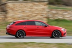 Mercedes-Benz CLA 200d 8G-DCT Shooting Brake AMG Line Shooting Brake con paquete Night Turismo familiar Rojo Jupiter Exterior Lateral 5 puertas