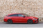 Mercedes-Benz CLA 200d 8G-DCT Shooting Brake AMG Line Shooting Brake con paquete Night Turismo familiar Rojo Jupiter Exterior Lateral 5 puertas