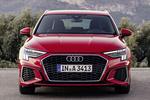 Audi A3 35 TDI  110 kW (150 CV) S tronic 7 vel. S line con paquete Brillo Turismo Rojo Tango Exterior Frontal 5 puertas