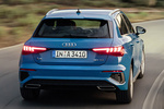Audi A3 30 TDI 86 kW (116 CV) 6 vel. S line con paquete Brillo Turismo Azul Ara efecto cristal Exterior Posterior-Lateral 5 puertas