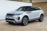 Land Rover Range Rover Evoque 1.5 I3 P300e AWD Auto PHEV R-Dynamic HSE Todo terreno Seoul Pearl Silver Exterior Frontal-Lateral 5 puertas