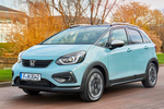 Honda Jazz Crosstar 1.5 i-MMD Crosstar Monovolumen Azul Surf Bitono Exterior Lateral-Frontal 5 puertas
