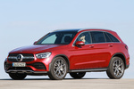 Mercedes-Benz GLC 220 d 4MATIC AMG Line Exterior Todo terreno Designo rojo jacinto Exterior Frontal-Lateral 5 puertas