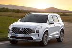Hyundai Santa Fe 1.6 T-GDI HEV 169 kW (230 CV) 4x2 Tecno HEV Todo terreno White Cream Exterior Lateral-Frontal 5 puertas