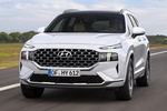 Hyundai Santa Fe 1.6 T-GDI HEV 169 kW (230 CV) 4x2 Tecno HEV Todo terreno White Cream Exterior Lateral-Frontal 5 puertas
