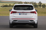 Hyundai Santa Fe 1.6 T-GDI HEV 169 kW (230 CV) 4x2 Tecno HEV Todo terreno White Cream Exterior Trasera 5 puertas