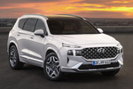 Hyundai Santa Fe 1.6 T-GDI HEV 169 kW (230 CV) 4x2 Tecno HEV Todo terreno White Cream Exterior Lateral-Frontal 5 puertas
