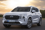 Hyundai Santa Fe 1.6 T-GDI HEV 169 kW (230 CV) 4x2 Tecno HEV Todo terreno White Cream Exterior Lateral-Frontal 5 puertas