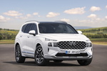 Hyundai Santa Fe 1.6 T-GDI HEV 169 kW (230 CV) 4x2 Tecno HEV Todo terreno White Cream Exterior Lateral-Frontal 5 puertas