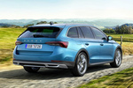 Skoda Octavia Gama Scout Combi Scout Turismo familiar Azul Race Metalizado Exterior Lateral-Posterior 5 puertas