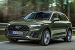 Audi Q5 45 TFSI quattro-ultra S tronic S line con paquete negro Audi Exclusive Todo terreno Verde Distrito Metalizado Exterior Lateral-Frontal 5 puertas