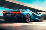 Lamborghini Si&aacute;n Gama Si&aacute;n Gama Si&aacute;n Descapotable Blu Uranus Exterior Lateral-Posterior 2 puertas