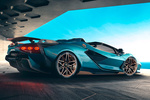 Lamborghini Si&aacute;n Gama Si&aacute;n Gama Si&aacute;n Descapotable Blu Uranus Exterior Lateral-Posterior 2 puertas