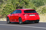 Mercedes-Benz Clase A AMG 45 S 4MATIC+ AMG 45 S 4MATIC+  Paquete Night Turismo Rojo Jupiter Exterior Lateral-Posterior 5 puertas