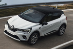 Renault Captur E-TECH PHEV 117 kW (160 CV) Zen E-TECH H&iacute;brido Enchufable Todo terreno Blanco Nacarado con techo Negro Exterior Cenital-Frontal-Lateral 5 puertas