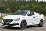 Skoda Slavia (prototipo) Gama Slavia Gama Slavia Descapotable Exterior Frontal-Lateral 2 puertas
