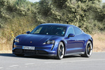 Porsche Taycan Turbo S Turbo S Turismo Azul Genti&aacute;n Metalizado Exterior Frontal-Lateral 4 puertas