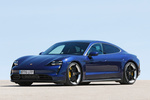 Porsche Taycan Turbo S Turbo S Turismo Azul Genti&aacute;n Metalizado Exterior Frontal-Lateral 4 puertas