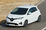 Renault ZOE R135 Bater&iacute;a 50kWh Zen Turismo Blanco Quartz Exterior Lateral-Frontal 5 puertas