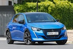 Peugeot 208 EV 100kW e-208 GT Turismo Azul V&eacute;rtigo Exterior Frontal-Lateral 5 puertas