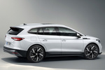 Skoda Enyaq 80 iV Gama Enyaq Todo terreno Blanco Luna Metalizado Exterior Lateral 5 puertas