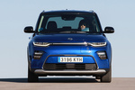 KIA Soul 150 kW (204 CV) e-Drive Monovolumen Neptune Blue / Cherry Black Exterior Frontal 5 puertas