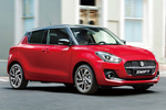 Suzuki Swift 1.2 Mild Hybrid GLX Turismo Rojo Burning Bicolor Exterior Lateral-Frontal 5 puertas