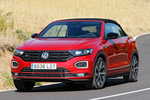 Volkswagen T-Roc 1.5 TSI 110 kW (150 CV) DSG 7 vel. R Line Cabrio Todo terreno Rojo Intenso Metalizado Negro Exterior Frontal-Lateral 2 puertas