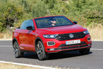 Volkswagen T-Roc 1.5 TSI 110 kW (150 CV) DSG 7 vel. R Line Cabrio Todo terreno Rojo Intenso Metalizado Negro Exterior Lateral-Frontal 2 puertas