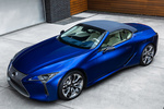 Lexus LC LC 500 Gama LC Descapotable Descapotable Structural Blue Exterior Cenital-Frontal-Lateral 2 puertas