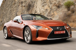 Lexus LC LC 500 Gama LC Descapotable Descapotable Blazing Carnelian Exterior Lateral-Frontal 2 puertas