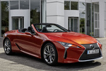Lexus LC LC 500 Gama LC Descapotable Descapotable Rojo Sonic Exterior Lateral-Frontal 2 puertas
